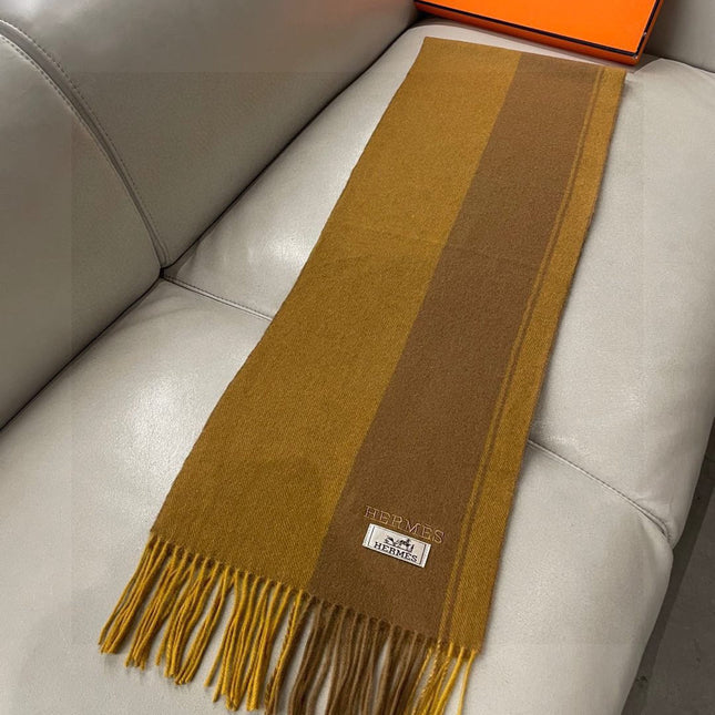 HERMES 25S SCARF 180 IN CASHMERE 989575