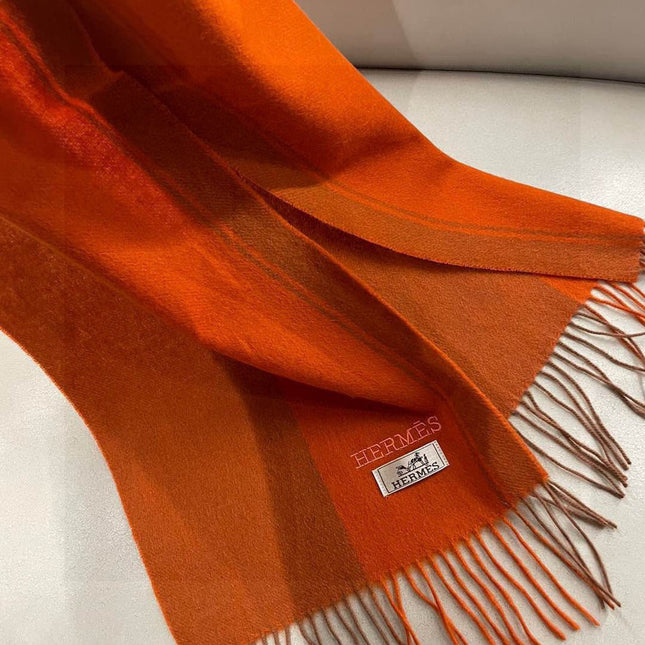 HERMES 25S SCARF 180 IN CASHMERE 989576