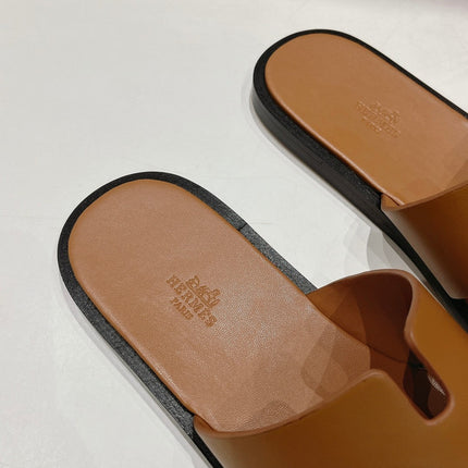 IZMIR SANDAL CARAMEL LAMBSKIN