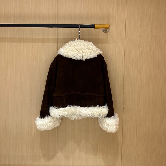 MIUMIU LEATHER DOWN JACKET STYLE 712