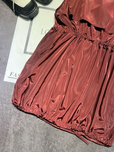 PRADA 26S SLEEVELESS FLARED DRESS 709