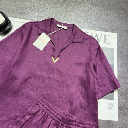 VALENTINO 26S TOP AND SHORTS SET STYLE 96