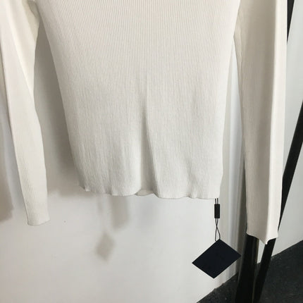 PRADA 25S FITTED KNIT SWEATER 284