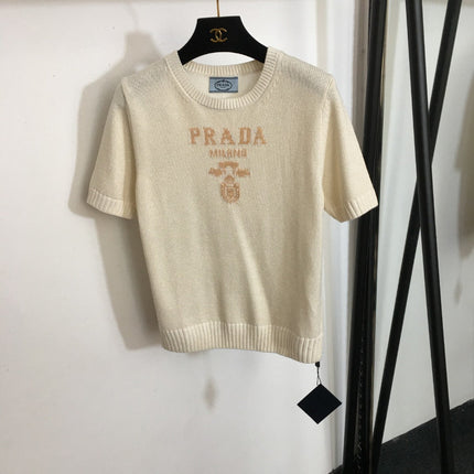 PRADA 25S SHORT-SLEEVE SWEATER 278