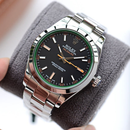 MILGAUSS STAINLESS STEEL BLACK BLUE ORANGE DIAL